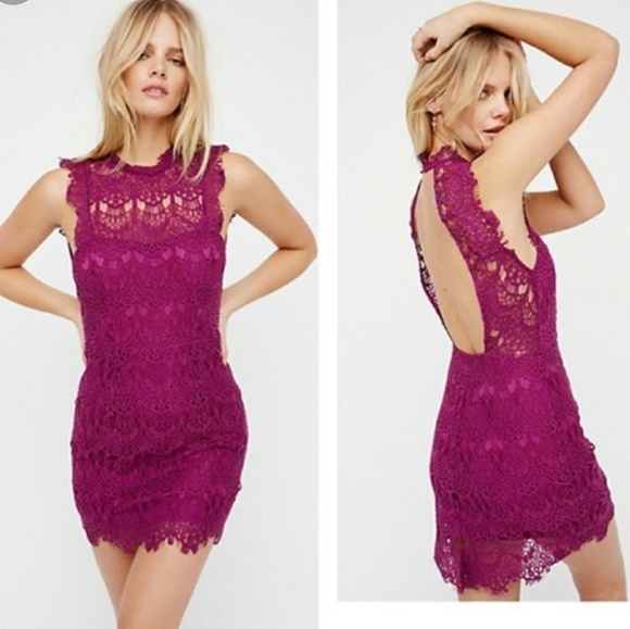 Free People Dresses & Skirts - Free People Lace Bodycon dress NWT